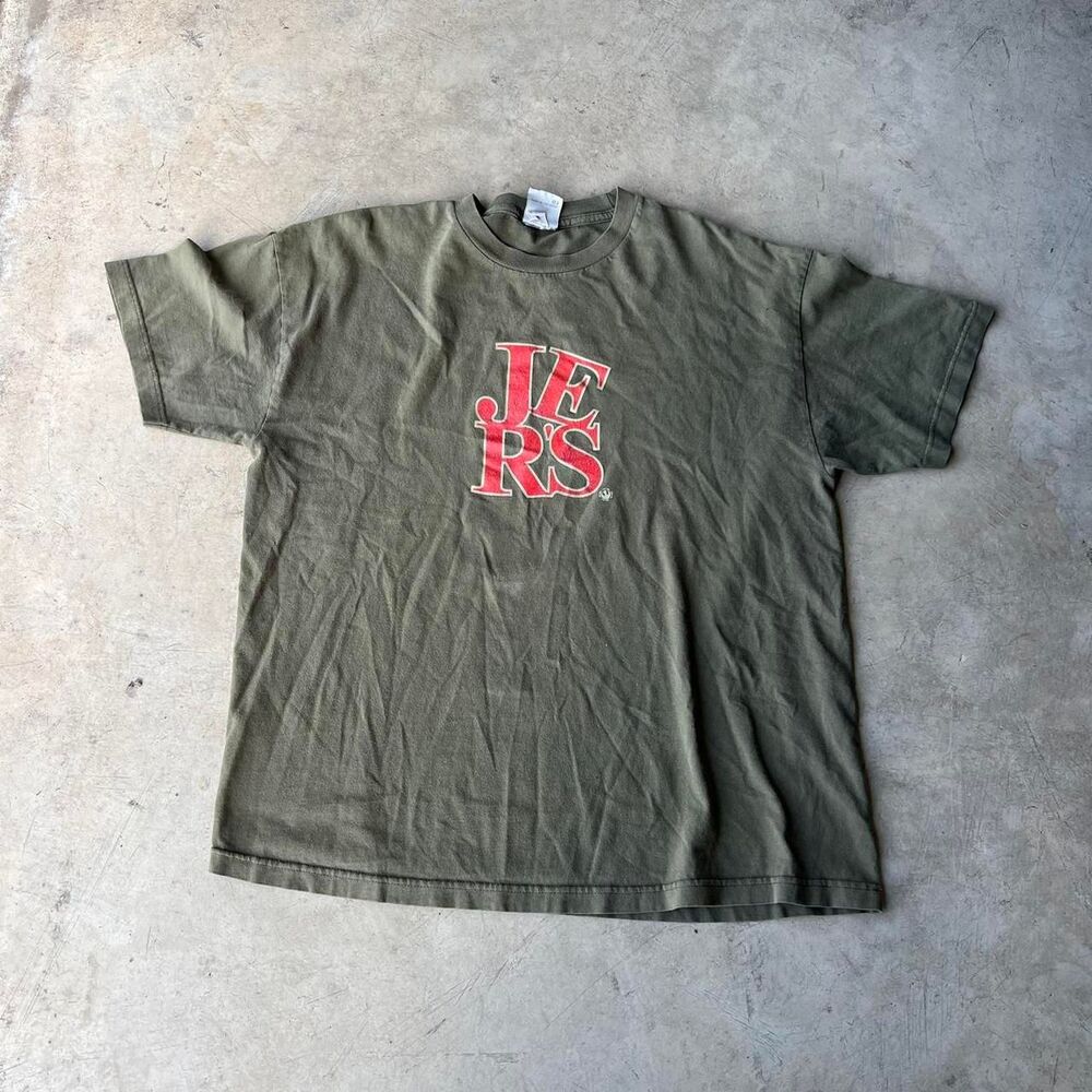JBS “jer’z” y2k skate tee Top Mens size XL green surf